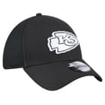 thumbnail image 3 of Men's New Era Black Kansas City Chiefs Main Neo 39THIRTY Flex Hat, 3 of 6