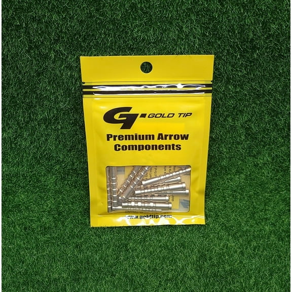 Gold Tip .246 Brass Insert 100 Grain Brass, 12 Pack - INS246100BR12