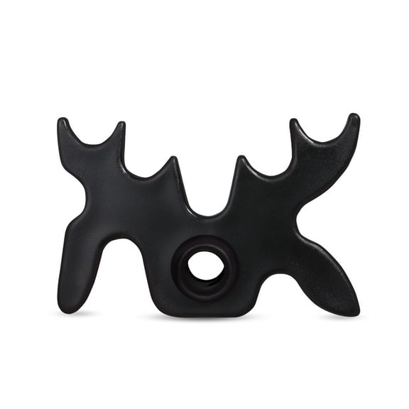 GSE Games & Sports Expert Portable Billiard Cue Moosehead Bridge Head. Black Plastic Slip-on Bridge Head, Billiard Pool Cue Accessory for Pool Cue