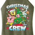 thumbnail image 3 of SpongeBob SquarePants - Christmas Crew - Juniors High Neck Tank Top, 3 of 6