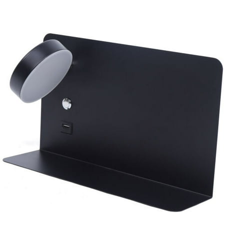 

Modern Wall Light Fixtures LED Wall Sconce Lamp Bedside Reading Light with Shelf
