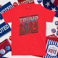 thumbnail image 2 of Trump 2024 Presidential Election T-Shirt – Patriotic Red, White & Black Design for Supporters- L (Red), 2 of 2