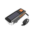 thumbnail image 2 of Xecvkr Solar Bicycle Light with Horn, USB Rechargeable Headlight, High Power LED, 3 Light Modes, Water Resistant, Easy Install with Strap, for Cycling Safety, 2 of 2