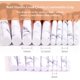 thumbnail image 5 of Juego profesional de brochas de maquillaje QUANZHOUTIANDI 10 brochas bolsa de cosméticos mármol, 5 of 5