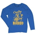 thumbnail image 5 of Country Girl Rodeo Women's Long Sleeve T-shirt Vintage Cowgirl, 5 of 7