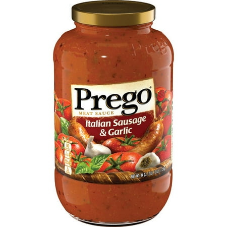 (2 Pack) Prego Italian Sausage & Garlic Meat Sauce, 44