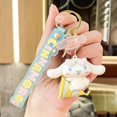thumbnail image 1 of Lindo Llavero Sanrio Cinnamoroll Coche Colgante Bolsa, 1 of 4