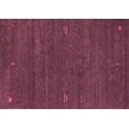 thumbnail image 1 of Ahgly Company Indoor Rectangle Abstract Pink Contemporary Area Rugs, 2' x 3', 1 of 4