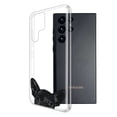 thumbnail image 2 of WIRESTER Transparent Soft Gel TPU Clear Case Slim Protective Cover for Samsung Galaxy S22 Ultra 6.8" 2022, Animal French Bulldog Puppy Dog Black, 2 of 3