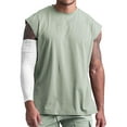 thumbnail image 1 of TRKIYQC Camisetas sin mangas de entrenamiento para hombre, camisetas de verano sin mangas para culturismo y fitness, camiseta atlética de secado rápido TRKIYQC moda, 1 of 4