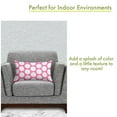 thumbnail image 2 of Majestic Home Goods Decorative Hot Pink Large Polka Dot Small Pillow, 2 of 4