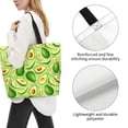 thumbnail image 3 of Disketp Green Avocado Bolsa Tote Estampada para Mujer, Bolso de Hombro y de Mano para Compras y Viajes, 3 of 8