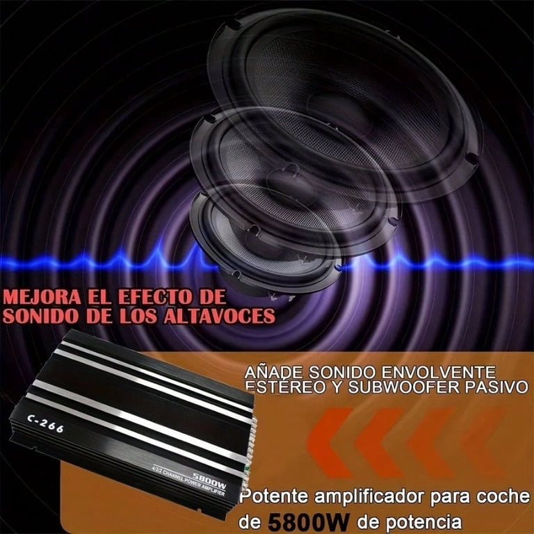 12V Car Amplifier] KUERL 4 Channel AB Class 12V Car Amplifier 