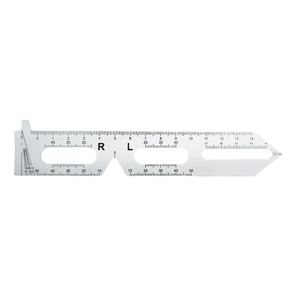 Pupillary Distance Ruler 5.9inch Pupillary Distance Measurement Tool Clear Data Marking Easy To Use Pd Ruler for Optical Store Supplies