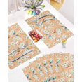 thumbnail image 5 of Easter Placemats Set of 4, Rabbit Bunny Placemat for Dining Table Decorations, Flowers Easter Eggs Place Mats, Spring Table Mats for Kitchen Dinner Seasonal Holiday Party Decor, 5 of 6