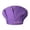 Purple, variant on Unisex Solid Color Cap Kitchen Catering Oil Proof Chef Hat Bouffant Hat Womens Belts Blue One Size