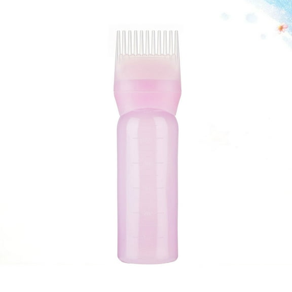 LEORX Home Use Hair Color Mixing Bottle Plastic 1Set 6.7x1.8x1.8in