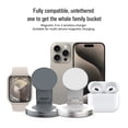 thumbnail image 2 of Cargador inalámbrico rápido con autorrotación magnética de 360 grados 3 en 1 para iPhone/i-Watch/Airpods, estación de carga, 2 of 5