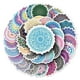 thumbnail image 1 of Pegatinas de vinilo impermeables con forma de flor de mandala, 50 unidades/lote, 1 of 5