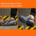 thumbnail image 3 of AUXDIQ Work Shoes Men Women Breathable Steel Toe Cap Industrial Trainers Lightweight Construction Sneakers Sport Shoes, 3 of 6