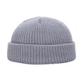thumbnail image 2 of Knitted Hat Hip Hop Casual Flanging Stretchy Soft Keep Warm Solid Color Autumn Winter Women Men Skull Beanie Ca, 2 of 8