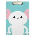 thumbnail image 1 of FMSHPON Axolotl Cartoon Clipboard Hardboard Wood Nursing Clip Board and Pull for Standard A4 Letter 13x9 inches, 1 of 5