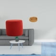 thumbnail image 2 of Reposapiés Otomano Redondo, Banco, Silla, Pequeño Sofá Cilíndrico, Taburete De Té Para Oficina, Dormitorio, Guardería, Apartamento, Cestas De Frutas Tejidas, Cuenco Para Aperitivos, Plato, 2 of 8