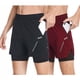 thumbnail image 1 of Pantalones cortos para correr 2 en 1 para hombre con bolsillos con cremallera, secado rápido, para hacer ejercicio, 1 of 8