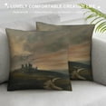 thumbnail image 3 of Orinice Hill Graphic Decorative Cotton Linen Pillow Cover for Home Couch Living Room Bed Sofa, Multipurpose Throw Pillow Case 1PC 12x12in, 3 of 5