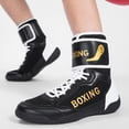 thumbnail image 4 of SKIUHS Men's High-Top Boxing Shoes with Adjustable Ankle Strap - Non-Slip Sole & Reinforced Ankle Support for Boxing Training & Matches, 4 of 7