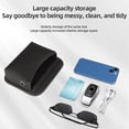 thumbnail image 3 of SPRING Car Pouch Bags Storage Box Sticky Collecting Multifunction For Card Mobile Phone brown, 3 of 9