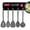 Charcoal, variant on Rubbermaid Silicone Kitchen Utensils Set, Heat-Resistant and BPA-Free Cooking Utensils (5 Pieces), Black