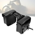 thumbnail image 6 of Zxpjkyu Motorcycles Saddle Bags Universal Rear Seat Side Bags Motorcycle Accessories Black, 6 of 9