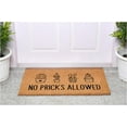 thumbnail image 3 of Calloway Mills 113461729 No Pricks Allowed Doormat 17" x 29", 3 of 4