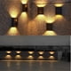 thumbnail image 2 of 4 Piezas de Luz LED Solar para Exteriores, Impermeable, Iluminación de Arriba y Abajo, Lámpara de Pared, Escalera, Valla, Decoración de Jardín, 2 of 5