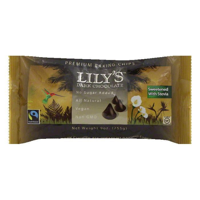 Lily's Sweets Premium Baking Chips, 9 Oz (Pack of 12) by