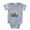 Heather Grey, variant on CafePress - 3 FIN Cat Bath - Cute Infant Baby Football Bodysuit