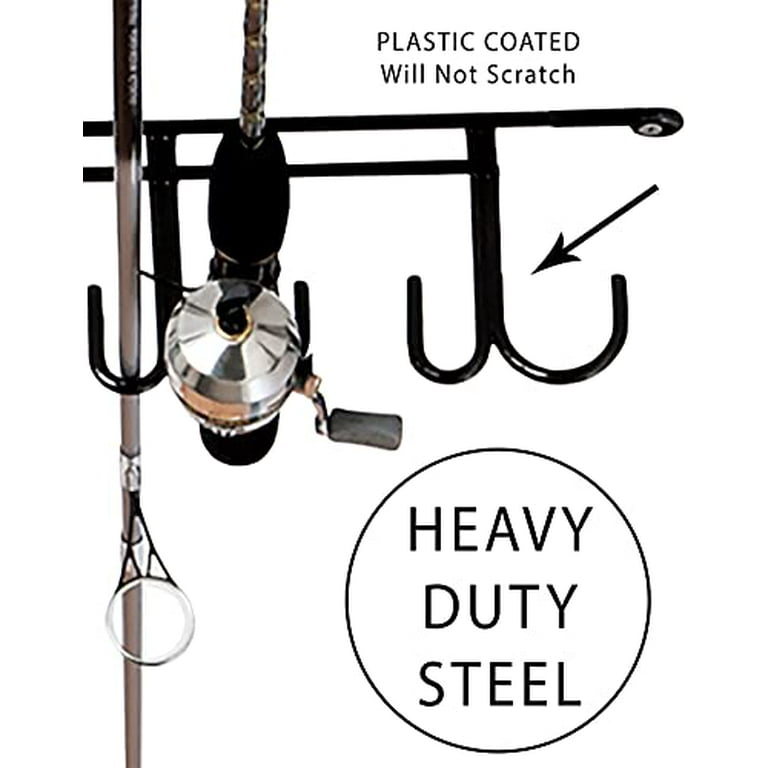rack em fishing rod holder Rack'Em 7009 Overhead 12-Rod Fishing Rod Rack