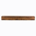 thumbnail image 4 of Dogberry Collections Rustic Fireplace Mantel Shelf aged oak 60" Oak Finish, Wood Finish Brass Modern & Contemporary Shower System, 4 of 5
