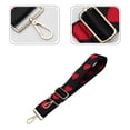 thumbnail image 2 of EeaseCA 1 Pc Heart Shape Printed Wide Shoulder Strap Colorful Adjustable Crossbody Strap, 2 of 7