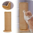 thumbnail image 2 of Cat Scratching Post 20.4” Tall, Corner Sofa Protector with Replaceable Sisal Pad, No Drill Wall Mount Scratcher for Indoor Cats to Save Furniture, 2 of 8