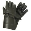 First Manufacturing FI150GL-M-BLK Thanos Motorcycle Leather Gloves for Men, Black - Medium
