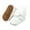White, variant on Newborn Baby Cotton Booties Stay On Slipper Winter Warm Soft Shoes Non-Skid Infant Ankle Boots Crib Shoes White 12 Months