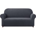 thumbnail image 1 of 1pc Stretch Soft Sofa Cover for Universal Sofa in Living Room (Grey, Queen Size), 1 of 6