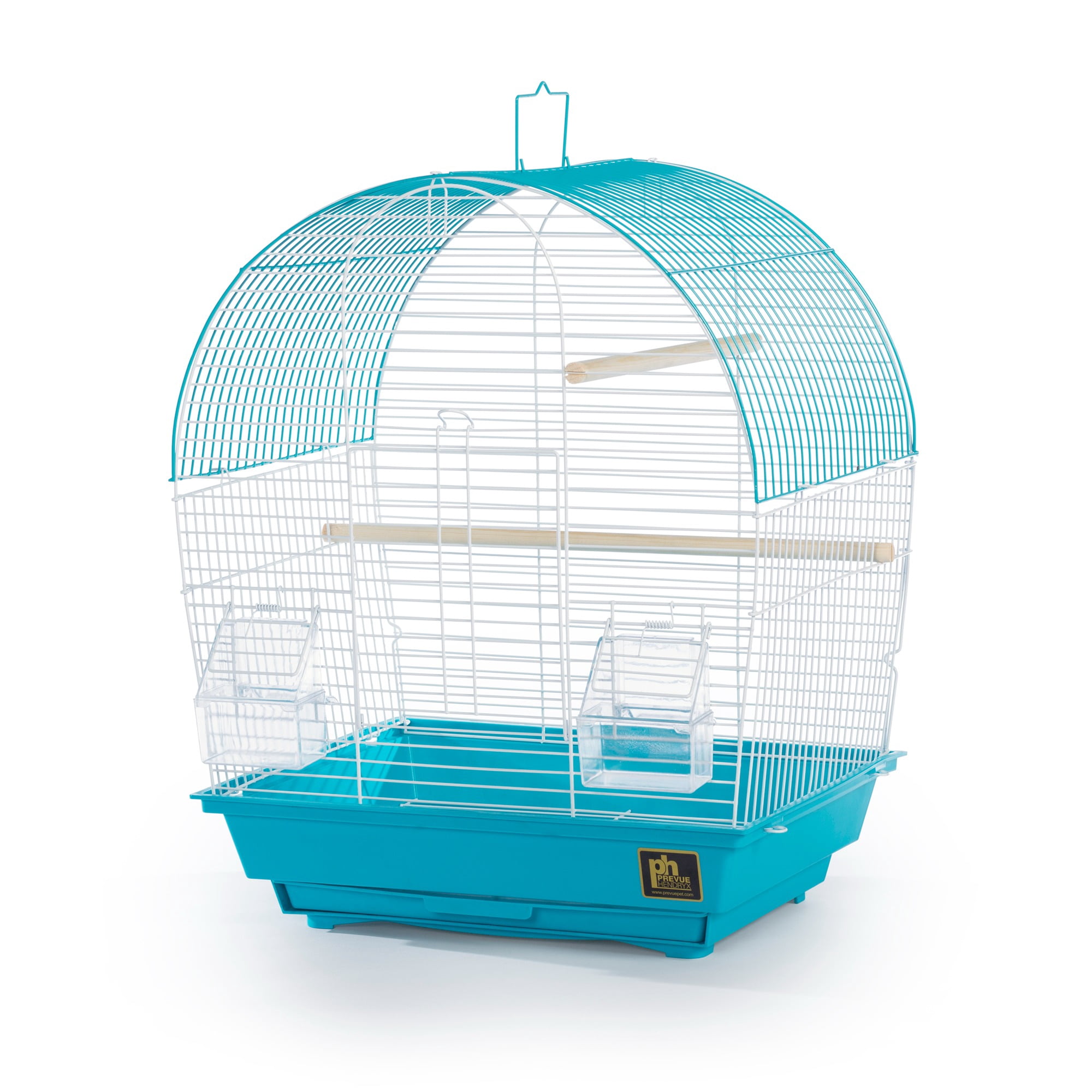 Prevue Pet Products Southbeach Teal/White Dome Top Bird Cage SP50071