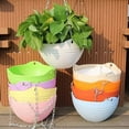 thumbnail image 3 of Travelwant Hanging Planters Self-Watering Indoor Outdoor Garden Flower Plant Pot Containers with Drainer and Hanging Chain, 3 of 7