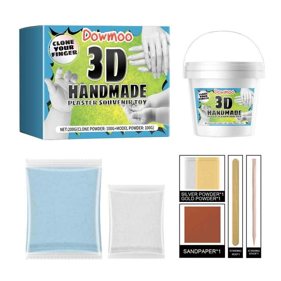 SLYNSHome Hands Casting Kit,DIY Plaster Statue Molding Set Hand Casting Kits for Wedding,Friends,Anniversary,Husband,Wife,Hands Figurine Kit for Holiday Activities Valentine's Day Gift