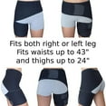 thumbnail image 3 of Adjustable Hamstring Compression Sleeve for Hip Support and Tendonitis and Recovery, 3 of 5