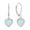 White, variant on VESITIM Heart Bezel Set Dangle Drop Earrings 925 Sterling Silver Created Pink Opal Leverback Minimalist Earring for Women Jewelry Gift