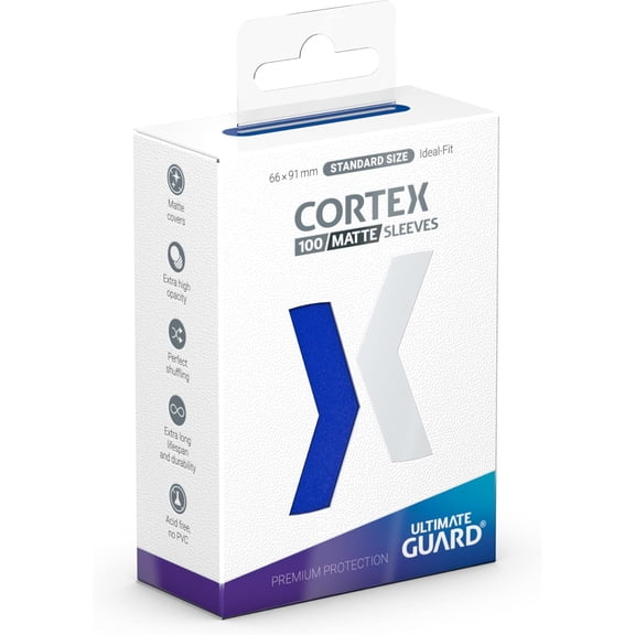Ultimate Guard Cortex: Standard Matte: Blue Sleeves (100)